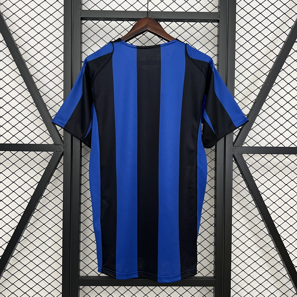 Inter Milan Retro Jersey Custom Home Soccer Jersey 2004/05