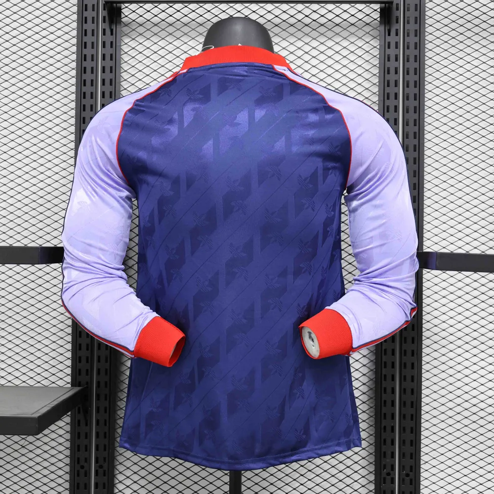 Arsenal Soccer Jersey Retro Style Special Edition Authentic Long Sleeve Shirt 2024/25