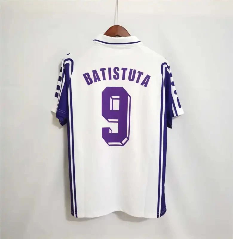 Fiorentina Retro Soccer Jersey Away Custom Shirt 1999/00