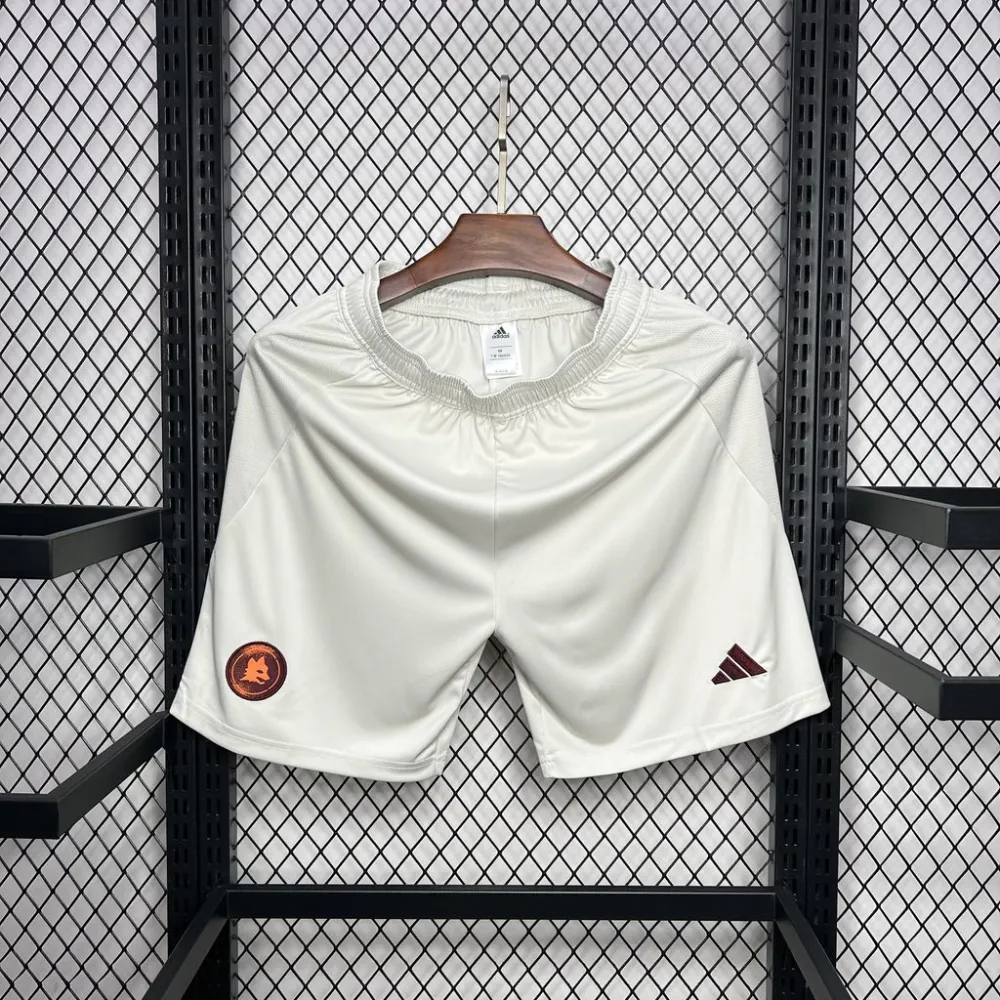Roma Soccer Jersey Away Custom Shorts 2024/25