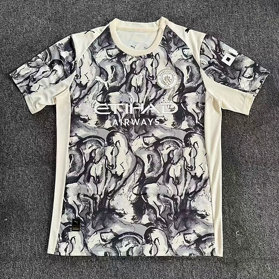 Manchester City Horse Year Special Edition Football Jersey Custom Shirt 2025/26