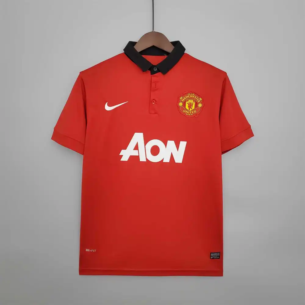 Manchester United Retro Home Football Jersey Shirt 2013/14