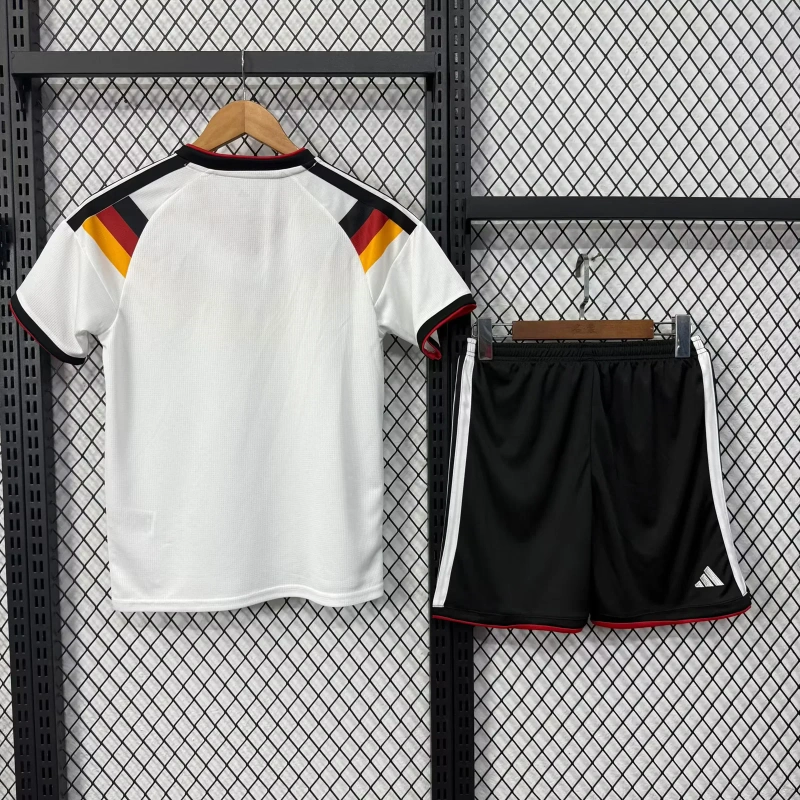 Germany Home Football Uniform Kids Kit Jersey+Shorts World Cup 2026