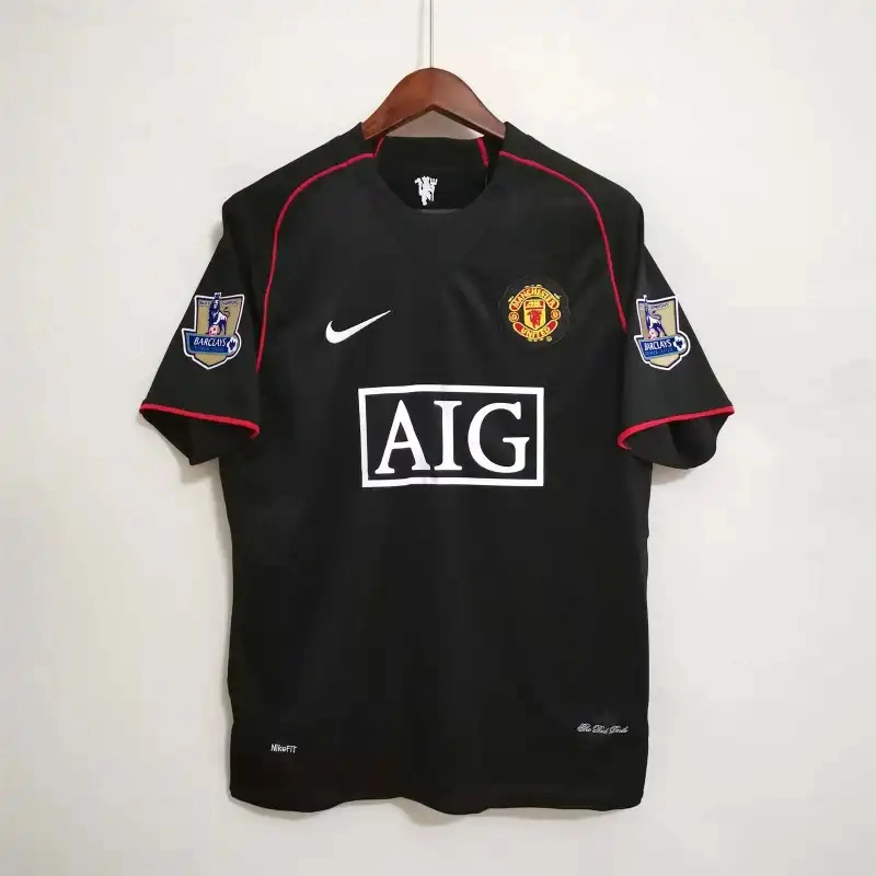 Ronaldo #7 Manchester United Retro Away Football Jersey Shirt 2007/08