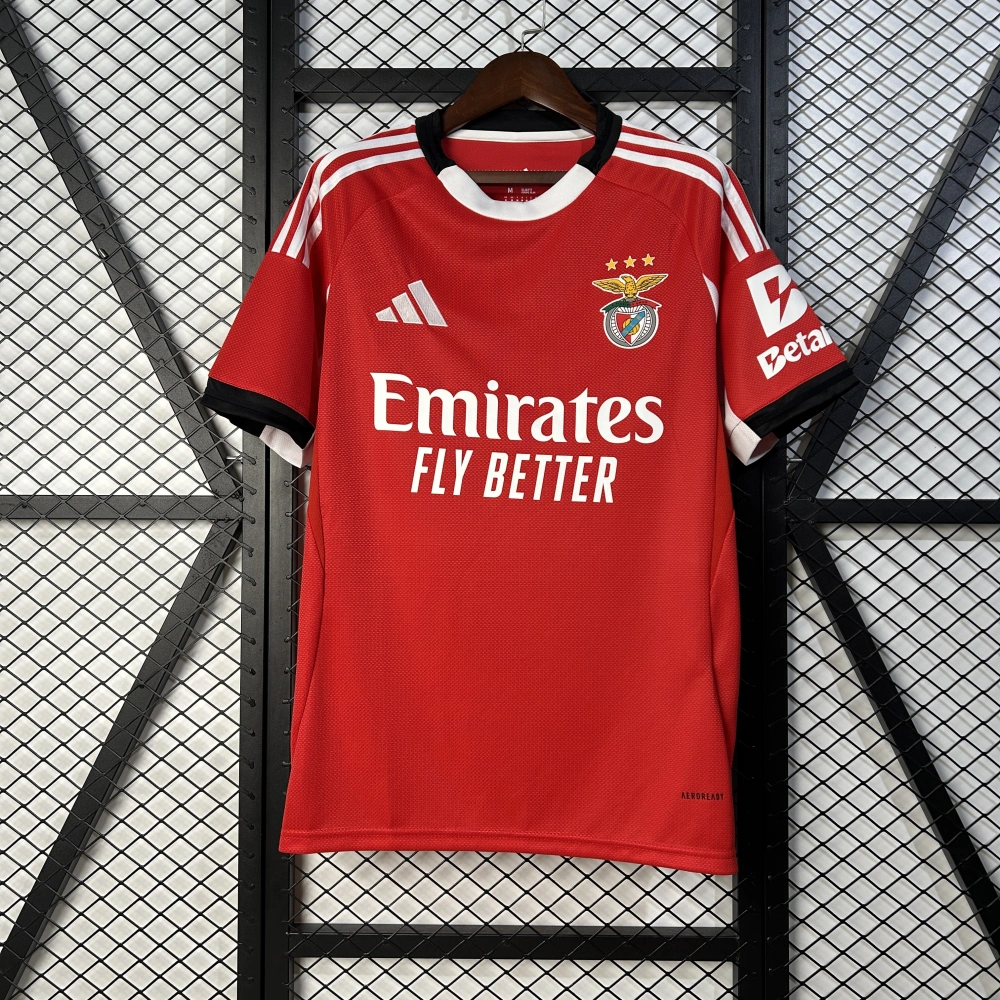 Benfica Soccer Jersey Home Custom Shirt 2025/26