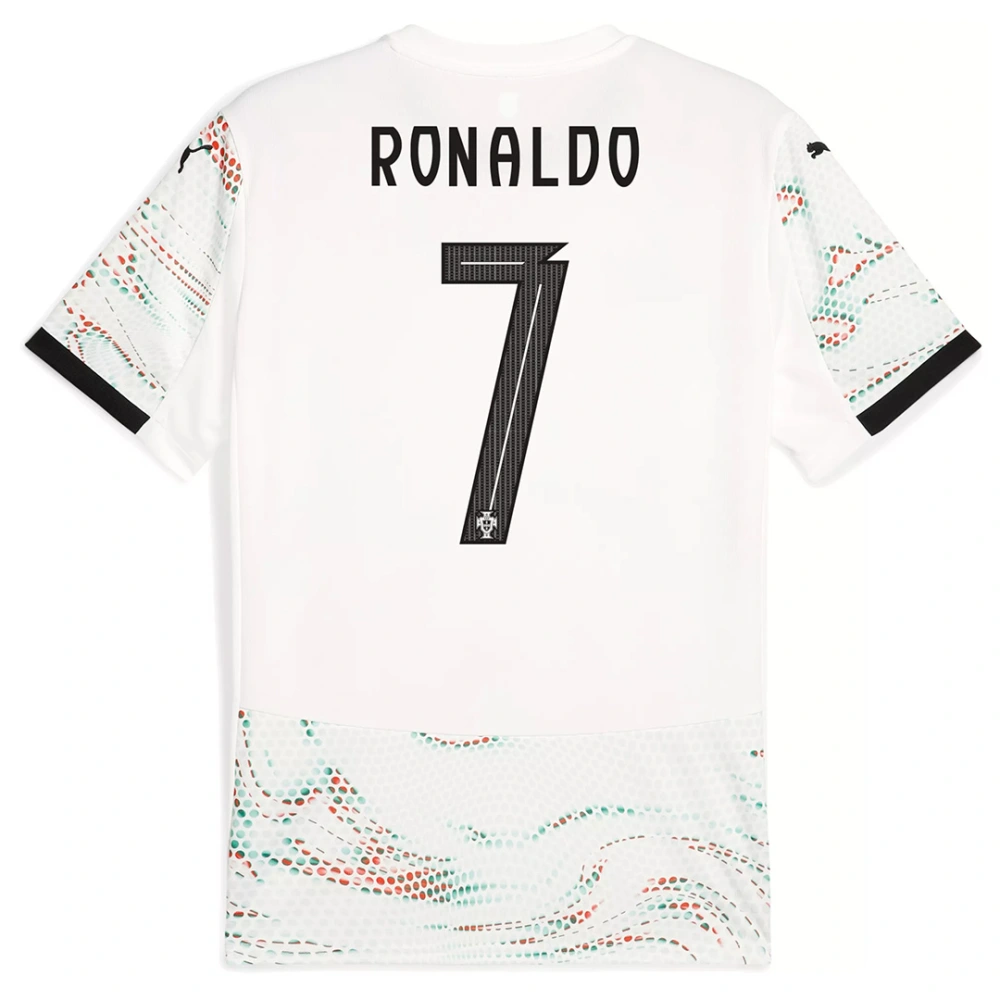 Ronaldo #7 Portugal Soccer Jersey Away Shirt 2025