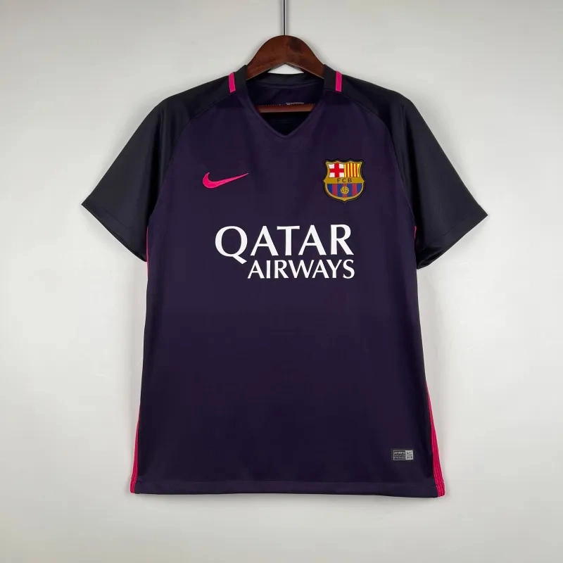 Barcelona Retro Jersey Away Soccer Shirt 2016-17