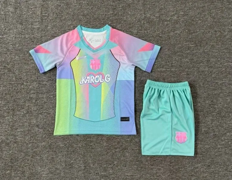 Barcelona Special Edition Soccer Kids Kit Jersey+Shorts 2025/26