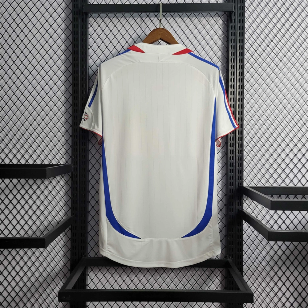 France Retro Soccer Jersey Away Custom Shirt World Cup 2006