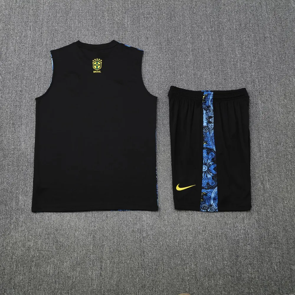 Brazil Sleeveless Training Kit Blue 2025