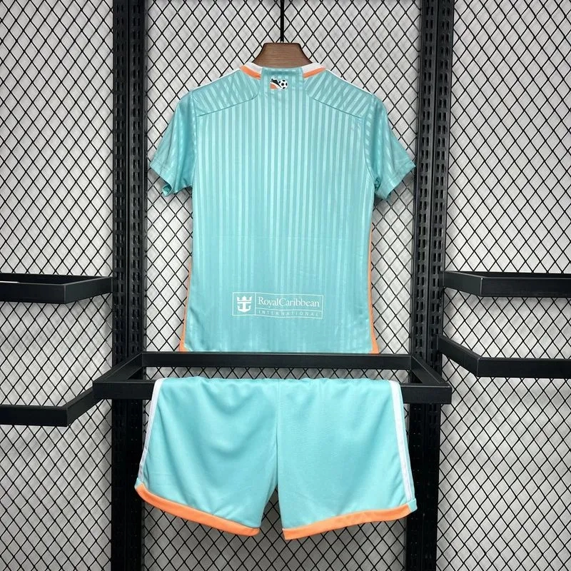Inter Miami Soccer Jersey Third Away Kids Kit Jersey+Shorts 2024