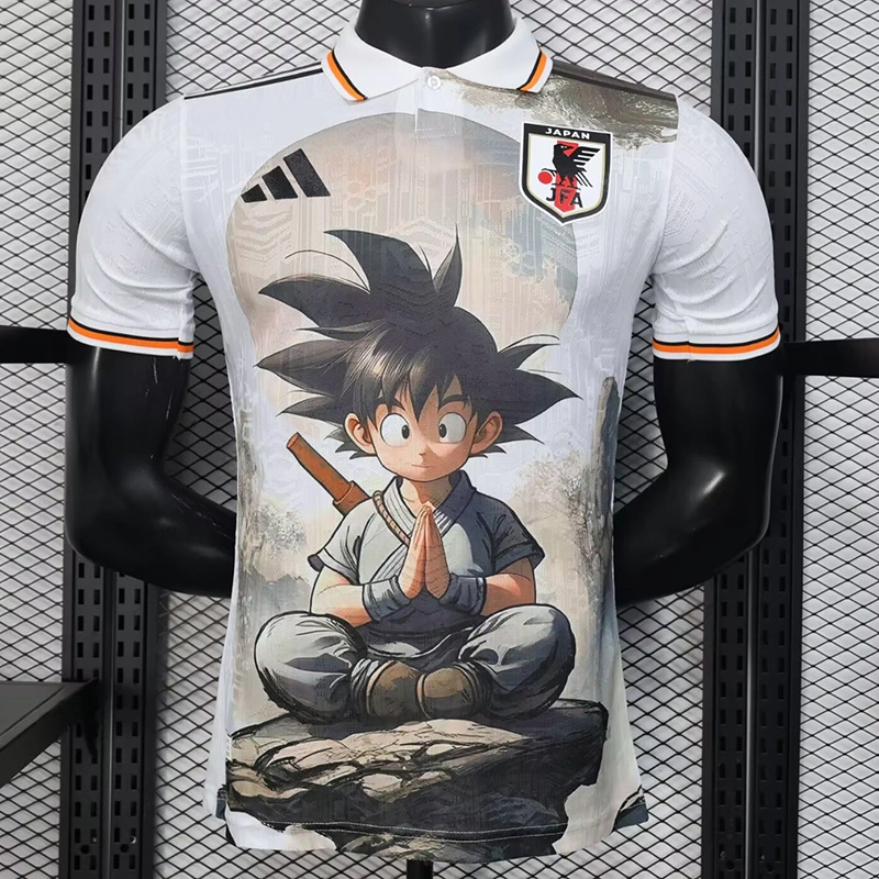 Japan Authentic Soccer Jersey Young Goku Special Edition Shirt 2025