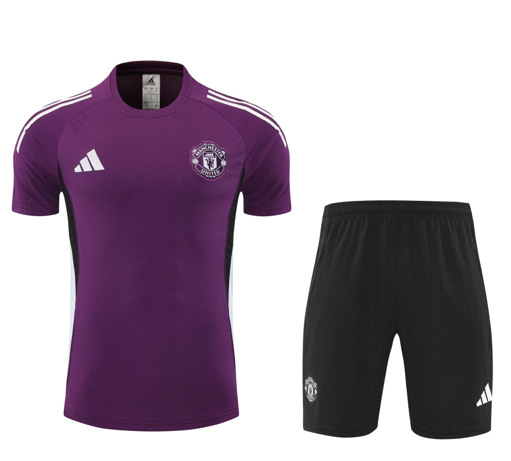 Manchester United Training Jersey Kit Purple 2025/26