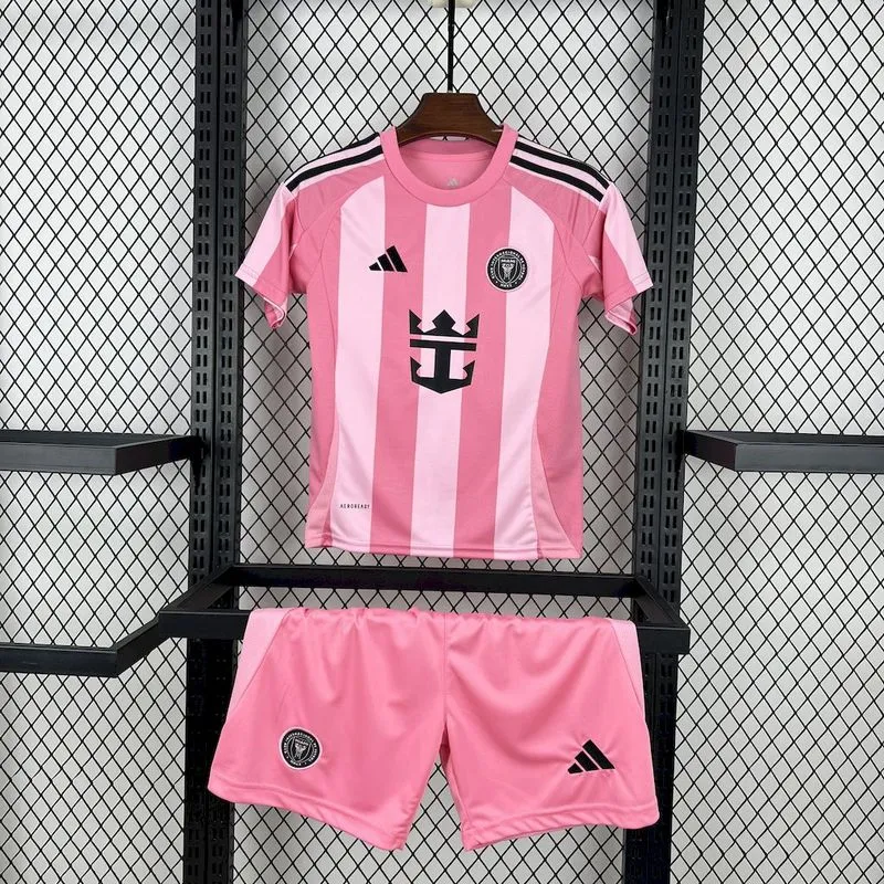 Inter Miami Soccer Jersey Home Kids Kit Jersey+Shorts 2025