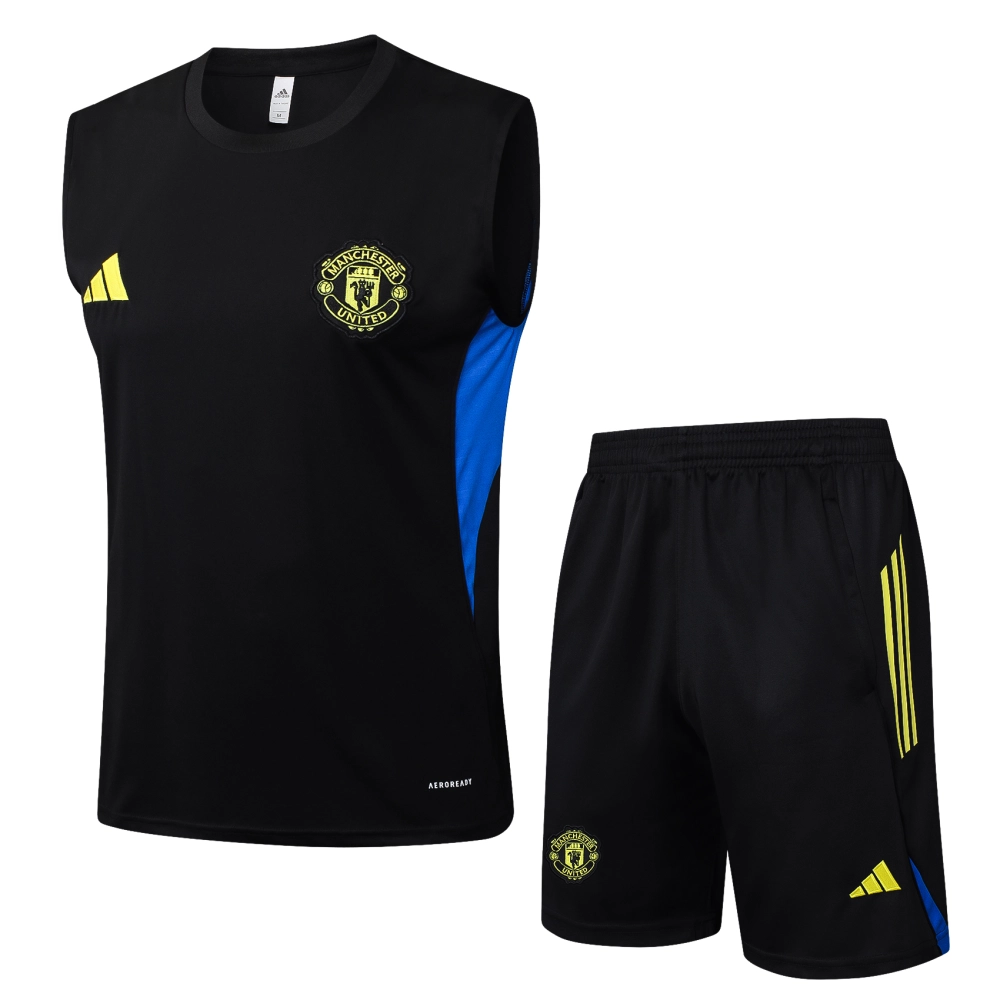 Manchester United Sleeveless Training Kit Black 2025/26
