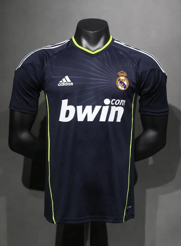 Real Madrid Authentic Retro Jersey Away Soccer Shirt 2010/11
