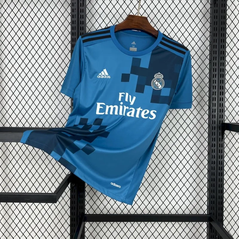 Real Madrid Retro Jersey Third Away Custom Soccer Shirt 2017/18
