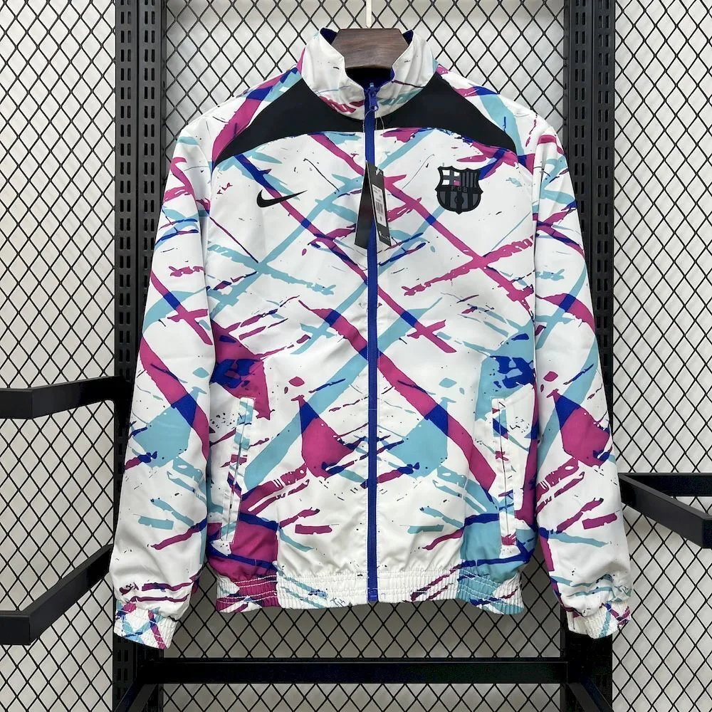 Barcelona Reversible Double-Sides Windbreaker Jacket 2025/26