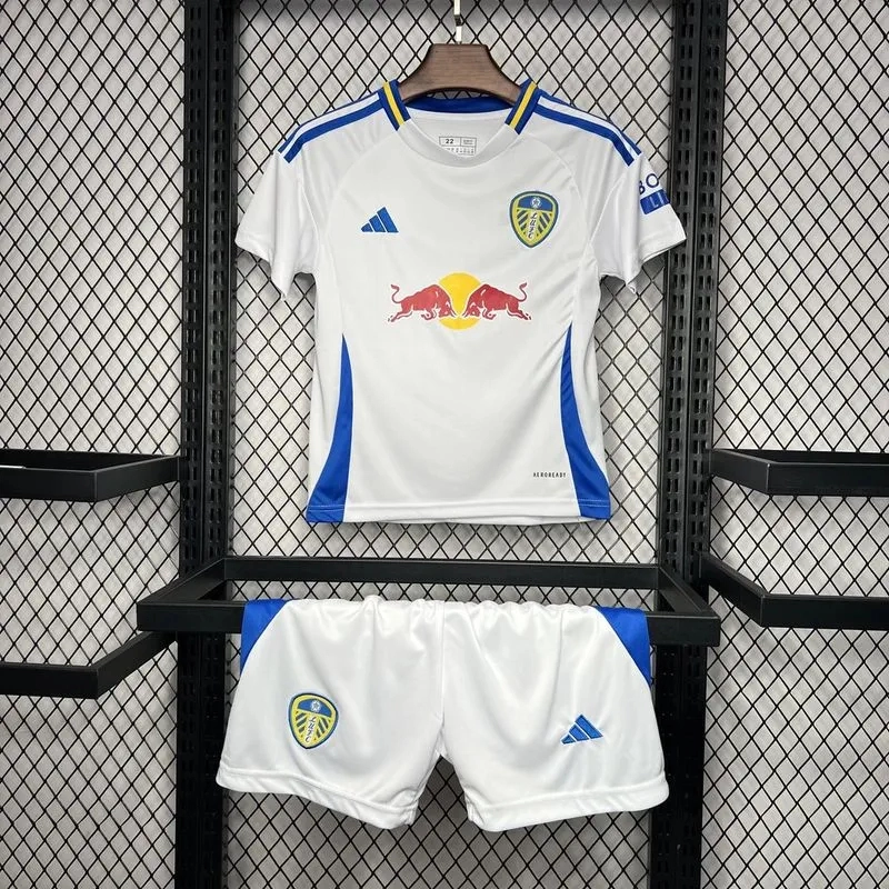 Leeds United Football Jersey Home Kids Kit Jersey+Shorts 2024/25