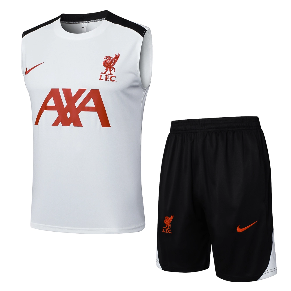 Liverpool Sleeveless Training Kit White 2025/26