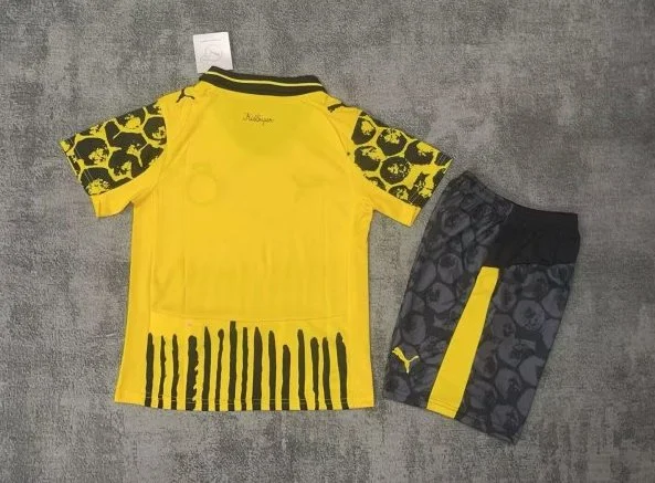 Borussia Dortmund Club World Cup Home Kids Kit Jersey+Shorts 2025/26
