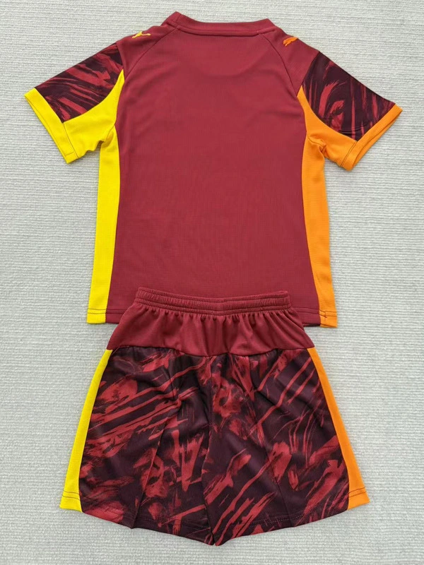 Marseille Soccer Jersey Goalkeeper Kids Kit Jerseys+Shorts 2025/26