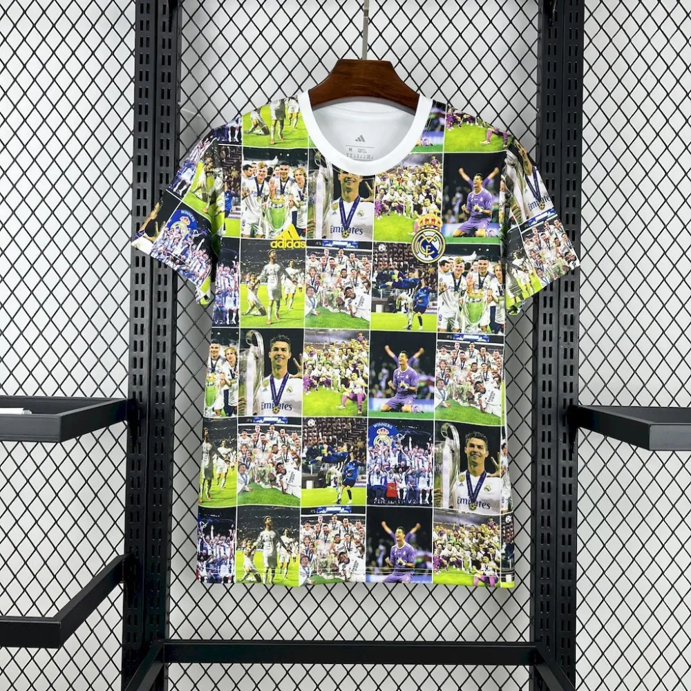 Real Madrid Soccer Jersey Ronaldo Special Edition Custom Shirt 2025/26