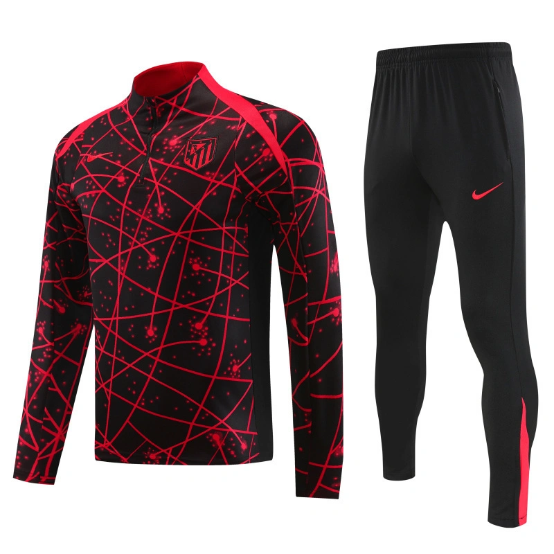 Atletico Madrid Training Kit (Sweatshirt+Pants) Red 2025/26