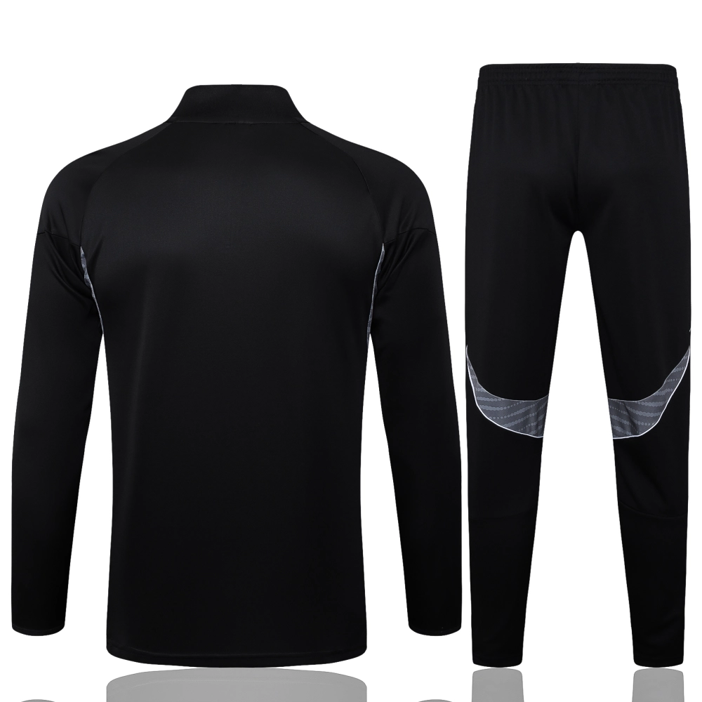 Real Madrid Training Kit (Sweatshirt+Pants) Black 2025/26