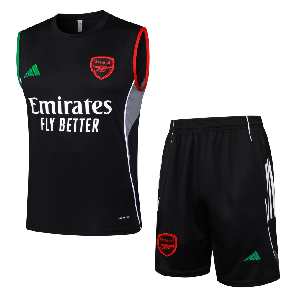 Arsenal Sleeveless Training Kit Black 2025/26