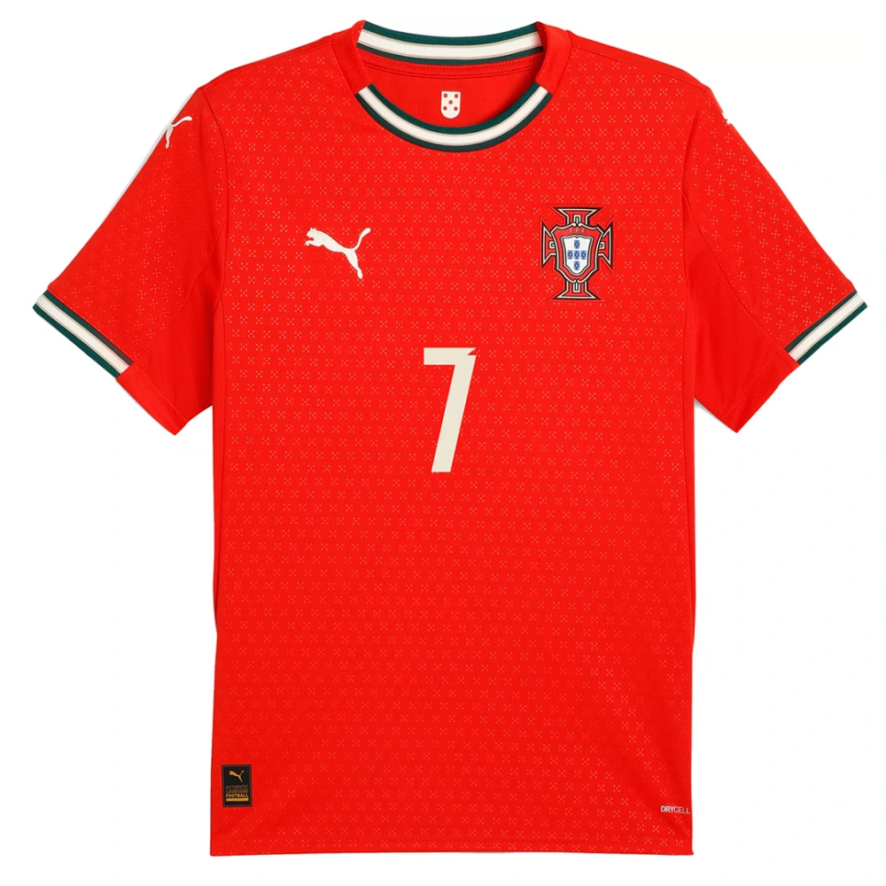 Ronaldo #7 Portugal Soccer Jersey Home Shirt 2025