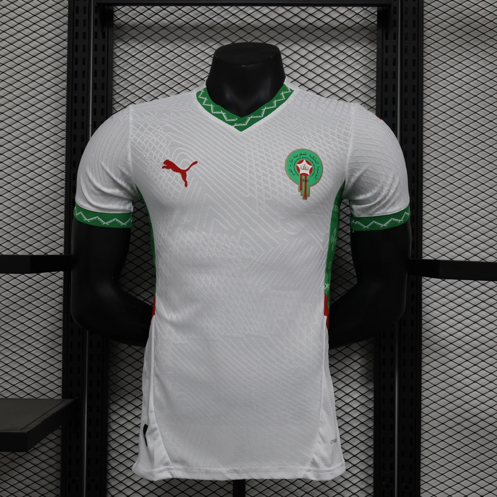 Morocco Authentic Soccer Jersey Away Shirt 2024-25