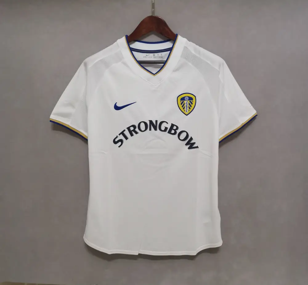 Leeds United Retro Football Jersey Home Shirt 2000/01