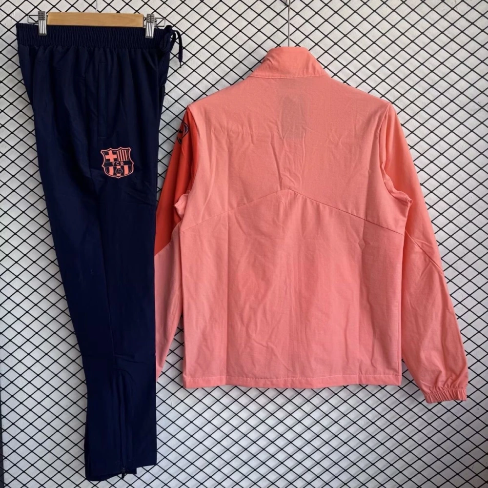 Barcelona Windbreaker With Pants Pink 2025/26