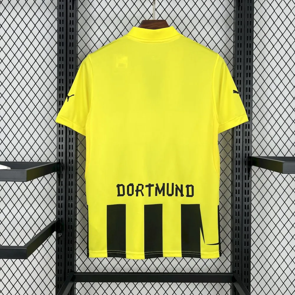 Borussia Dortmund Retro Jersey Home Soccer Shirt 2012-13