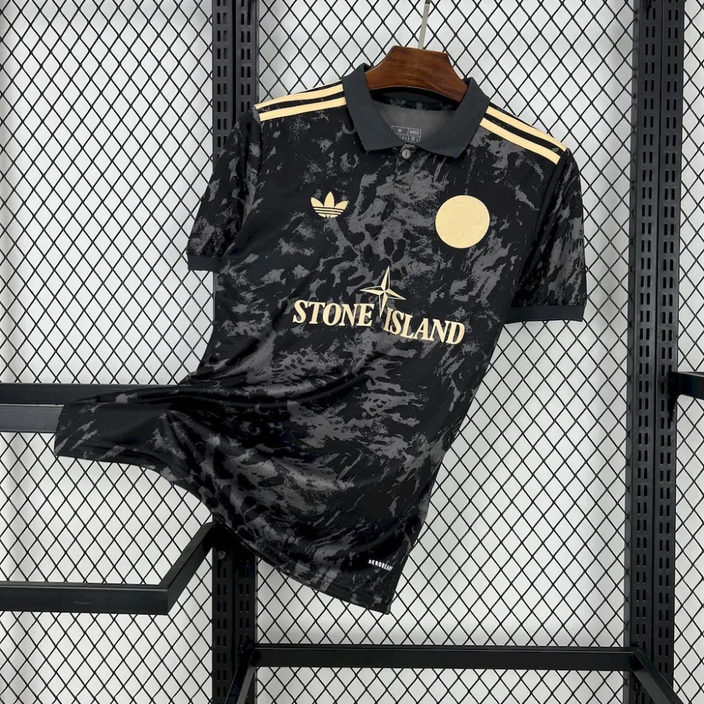 Ajax Football Jersey Stone Island Special Edition Custom Shirt 2025/26