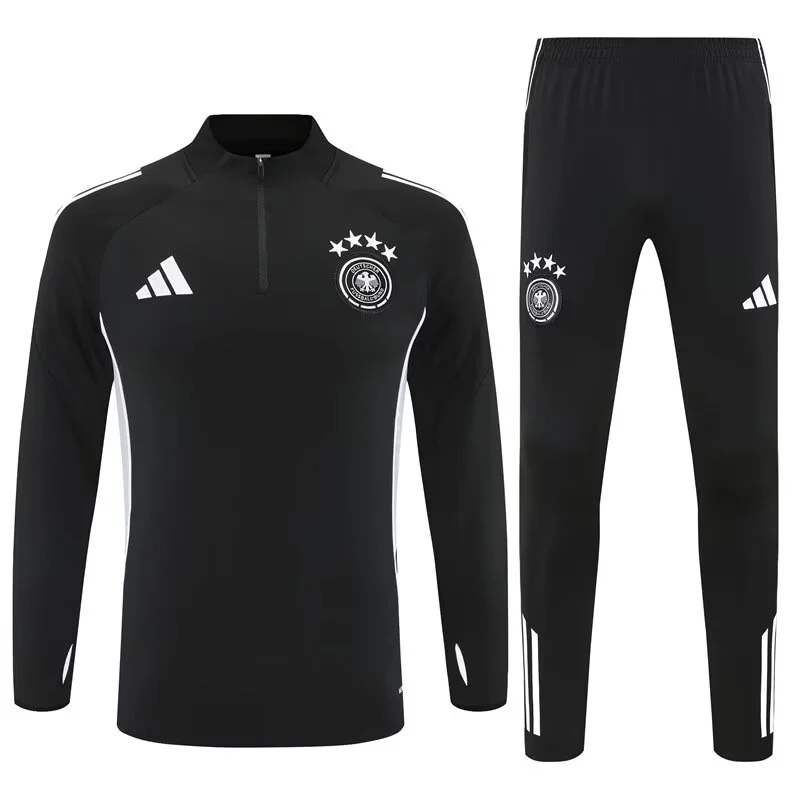 Germany Training Kit (Sweatshirt+Pants) Black 2025 - 125th Anniversary