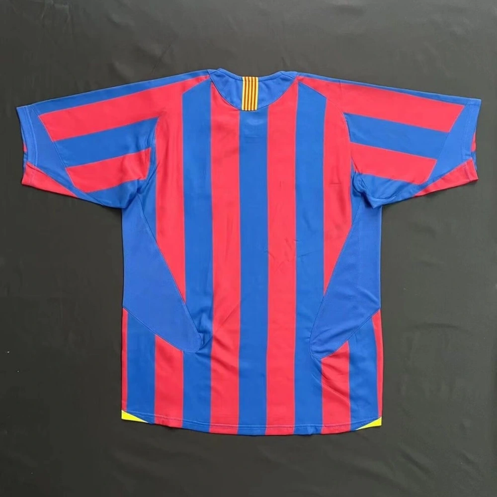 Barcelona Retro Jersey Home Soccer Shirt 2005-06