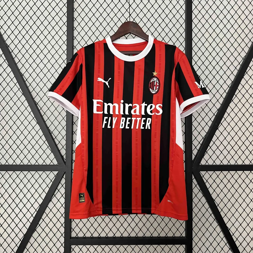 AC Milan Soccer Jersey Home Custom Shirt 2024/25