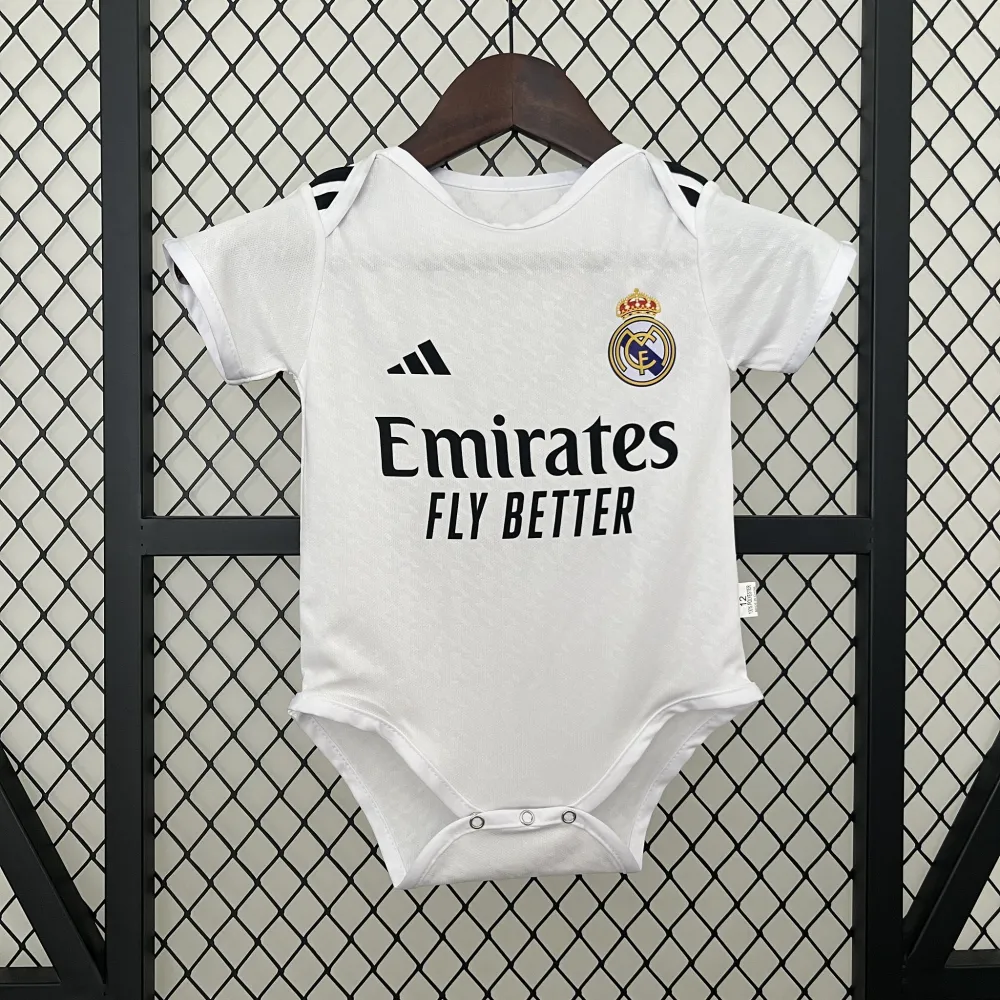 Real Madrid Soccer Jersey Home Baby Uniform 2024/25