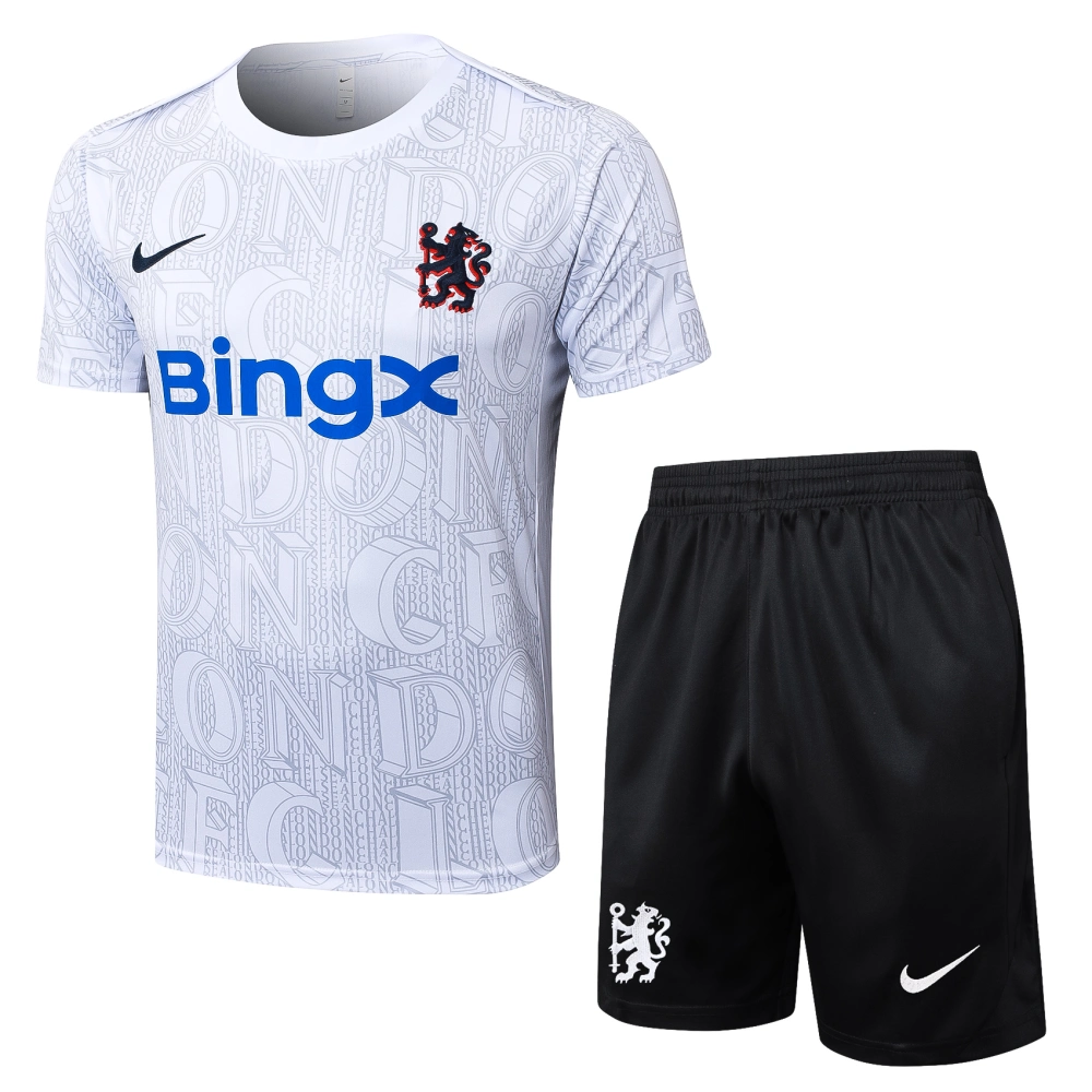 Chelsea Training Jersey Kit White 2025/26