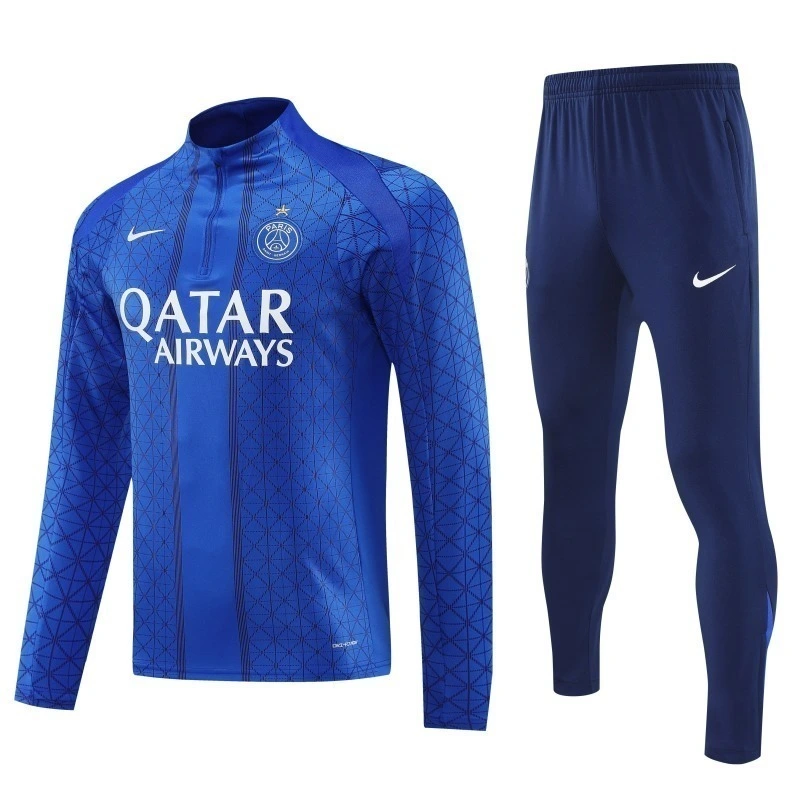 PSG Training Kit (Sweatshirt+Pants) Blue 2025/26