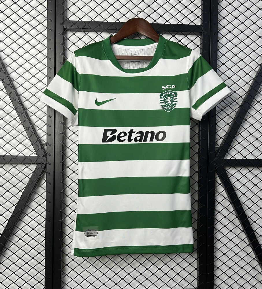 Sporting CP Soccer Jersey Home Women's Custom Shirt 2025/26