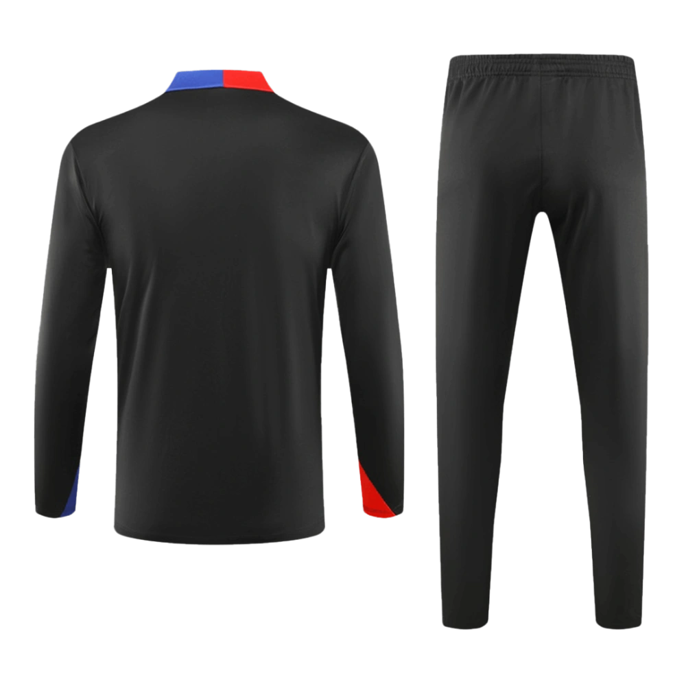 Barcelona Zipper Sweatshirt Kit (Top+Pants) 2024/25