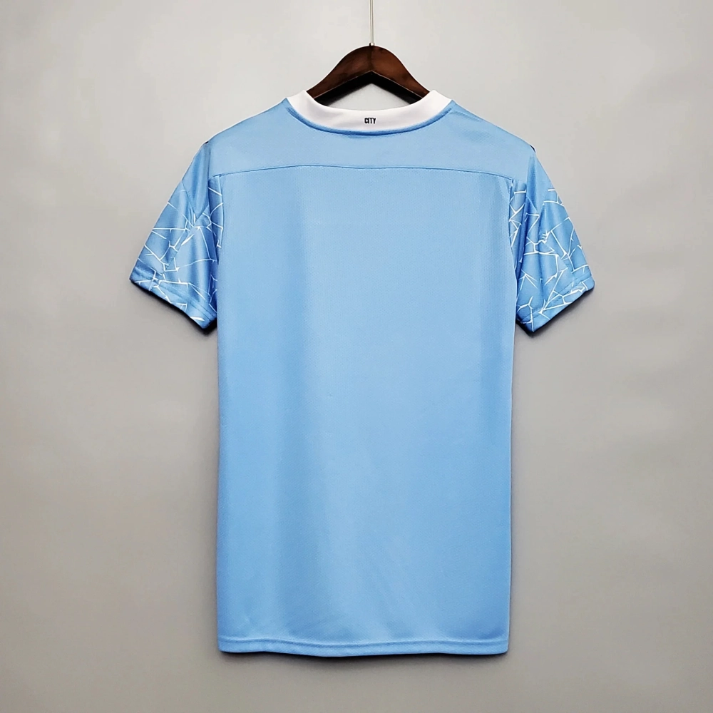 Manchester City Retro Football Jersey Home Shirt 2020/21