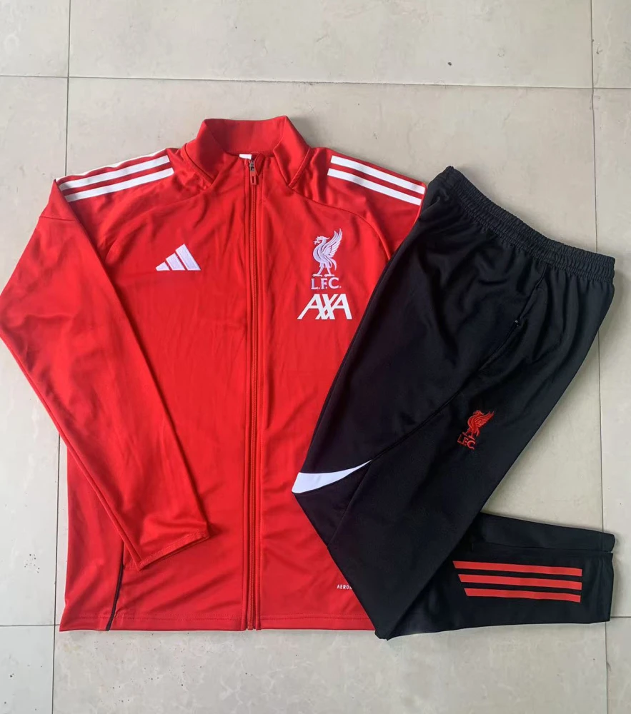 Kids Liverpool Training Kit (Jacket+Pants) Red 2025/26