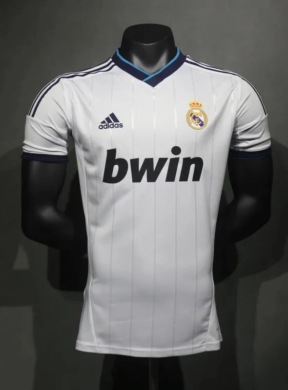 Real Madrid Authentic Retro Jersey Home Soccer Shirt 2012/13
