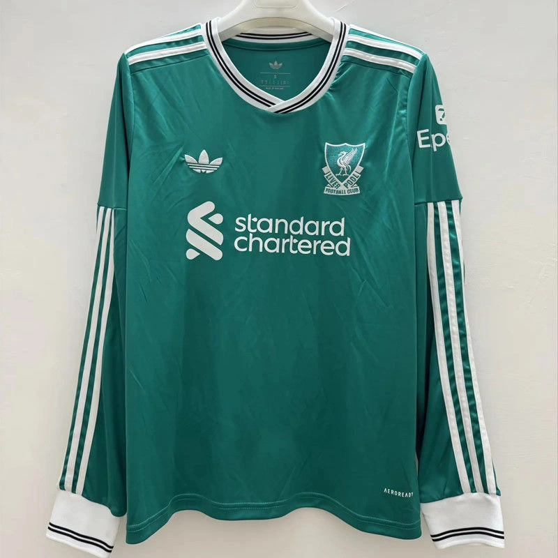 Liverpool Football Jersey Third Away Long Sleeve Custom Shirt 2025/26