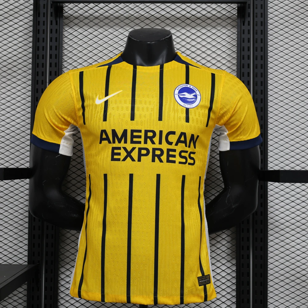 Brighton & Hove Albion Authentic Football Jersey Away Shirt 2024/25