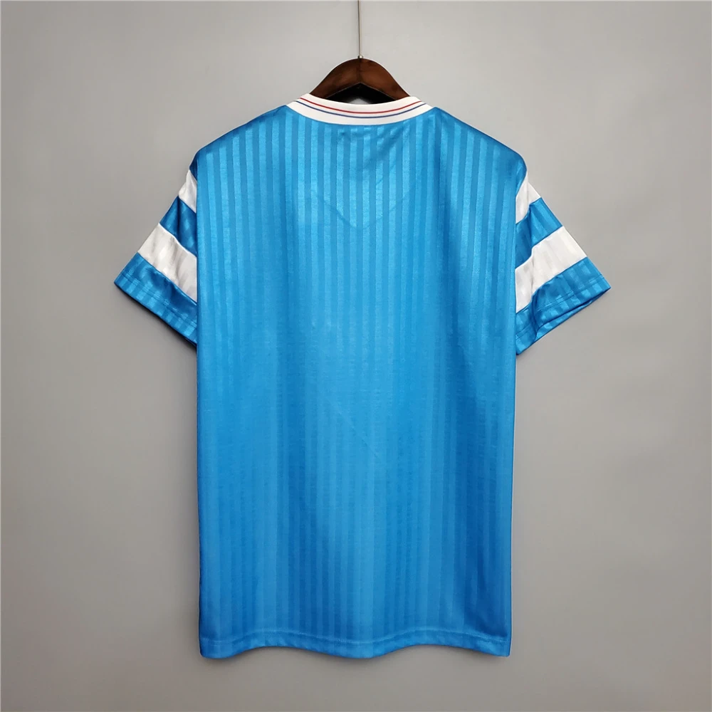 Marseille Retro Soccer Jersey Away Custom Shirt 1989-91
